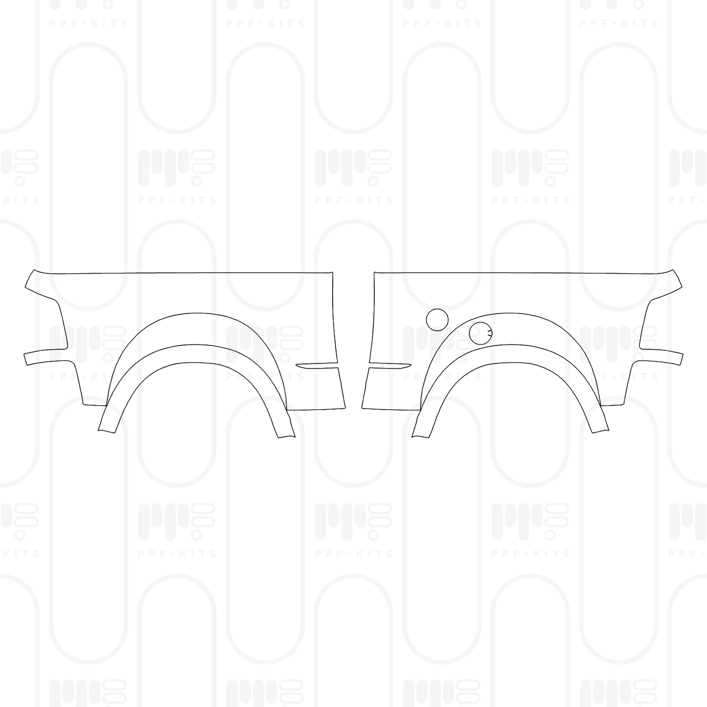 PPF prédécoupé RAM Trucks 2500 Crew Cab Limited 2026