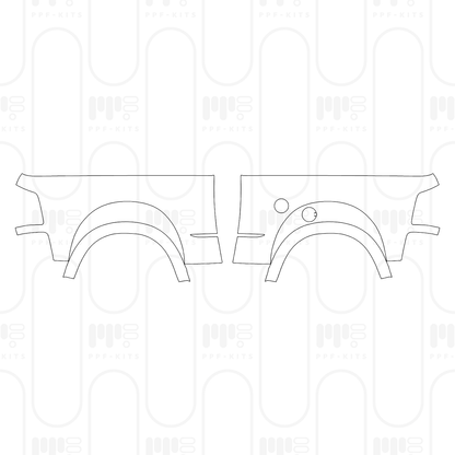 PPF prédécoupé RAM Trucks 2500 Crew Cab Limited 2026