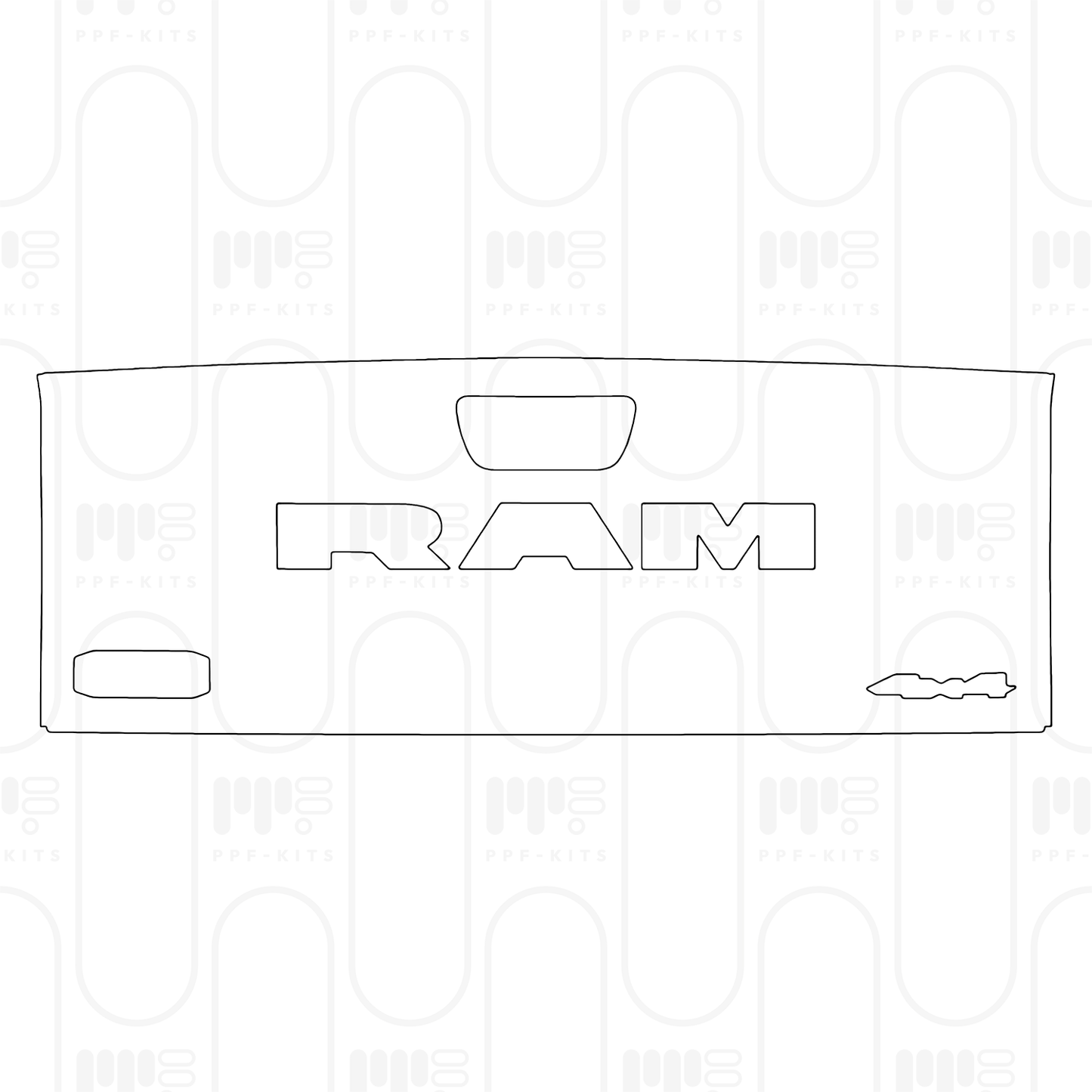 PPF prédécoupé RAM Trucks 2500 Crew Cab Limited Longhorn 2025