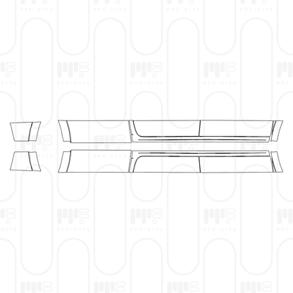 PPF prédécoupé RAM Trucks 2500 Crew Cab Limited Longhorn 2025