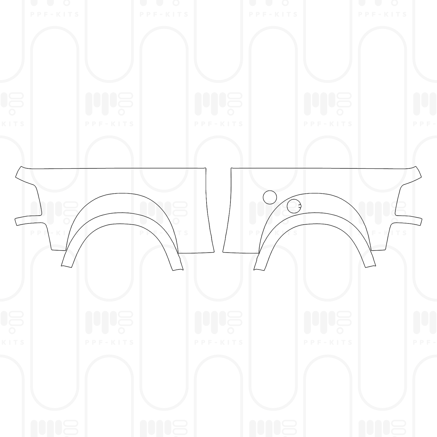 PPF prédécoupé RAM Trucks 2500 Crew Cab Limited Longhorn 2025