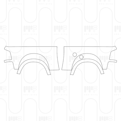 PPF prédécoupé RAM Trucks 2500 Crew Cab Limited Longhorn 2025