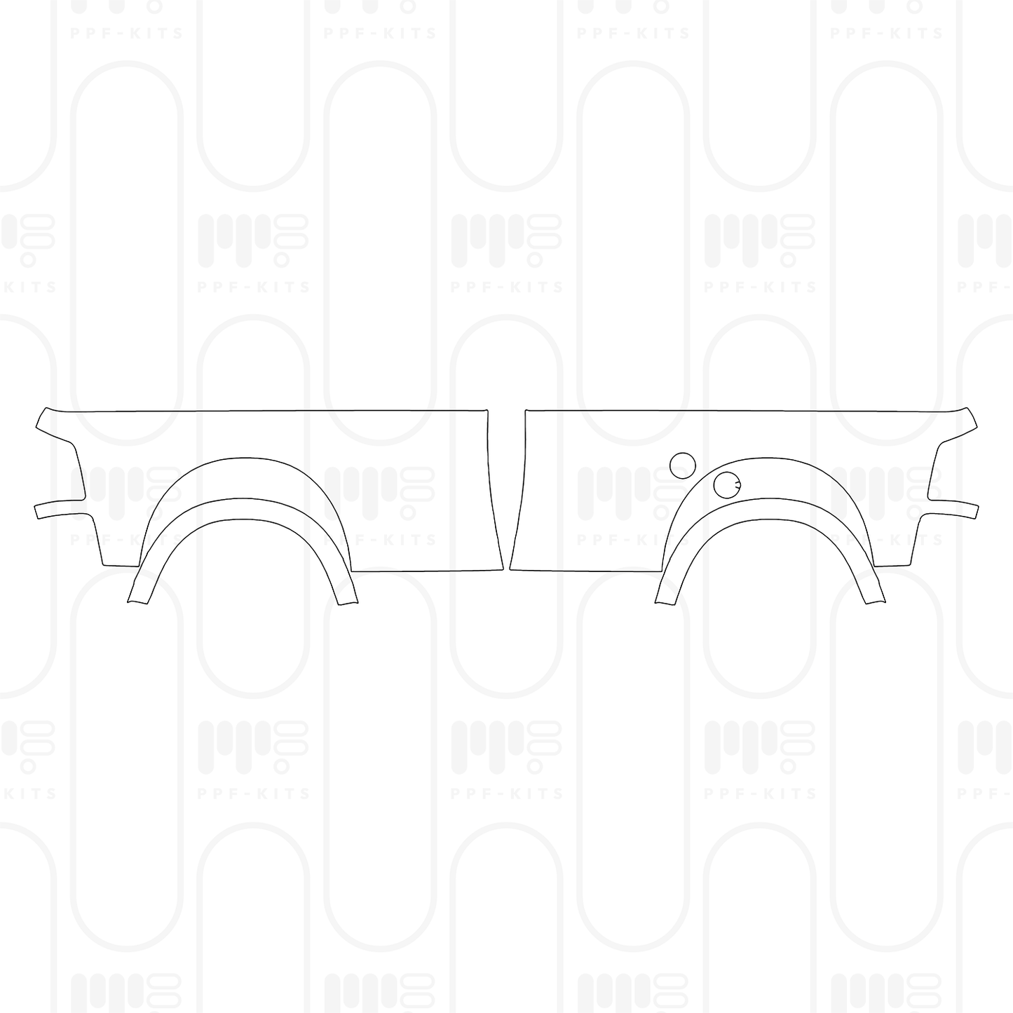 PPF prédécoupé RAM Trucks 2500 Crew Cab Limited Longhorn 2025