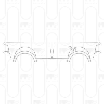 PPF prédécoupé RAM Trucks 2500 Crew Cab Limited Longhorn 2025