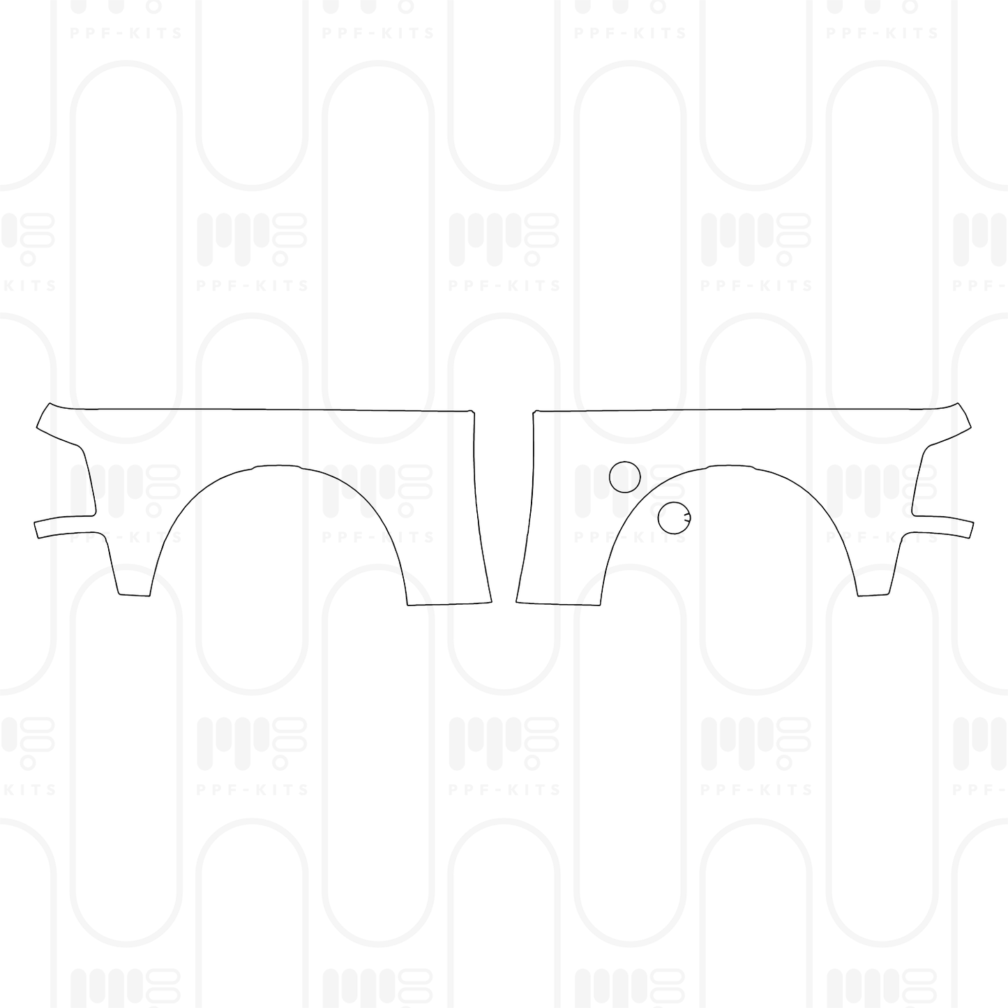 PPF prédécoupé RAM Trucks 2500 Crew Cab Rebel 2026