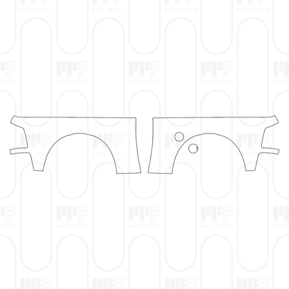 PPF prédécoupé RAM Trucks 2500 Crew Cab Rebel 2026