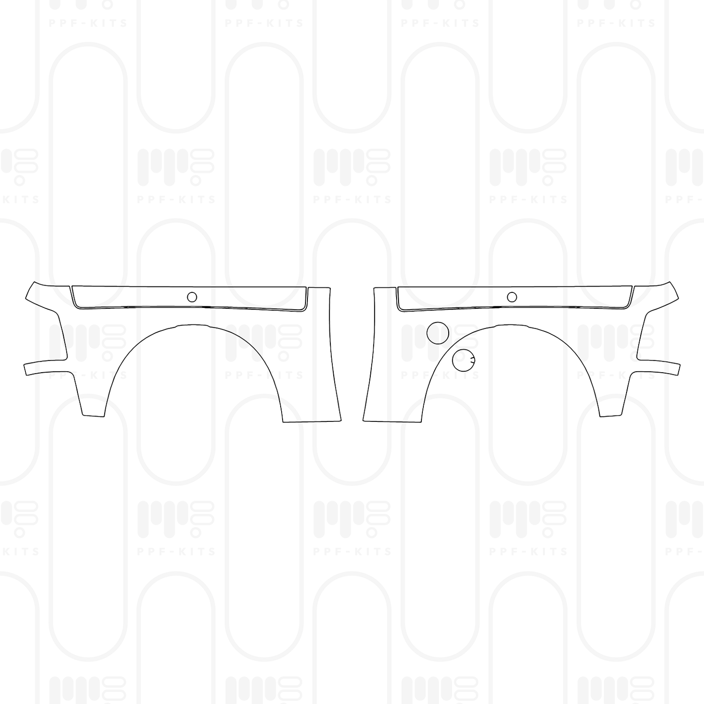 PPF prédécoupé RAM Trucks 2500 Crew Cab Rebel 2026