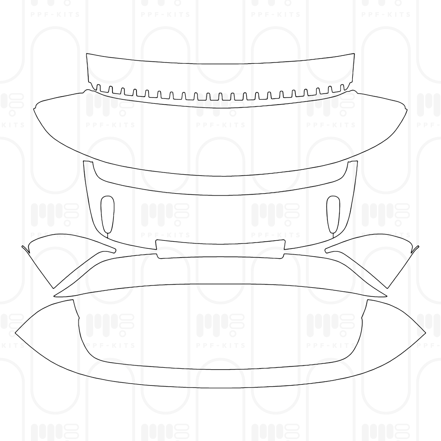 PPF prédécoupé Porsche 911 Turbo S Coupe 2026