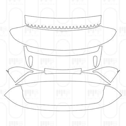 PPF prédécoupé Porsche 911 Turbo S Coupe 2026