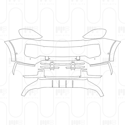 PPF prédécoupé Porsche Cayenne S E-Hybrid 2026