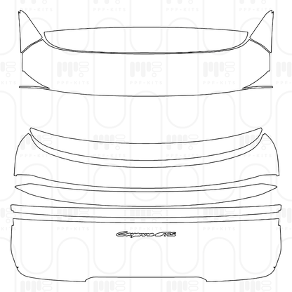 PPF prédécoupé Porsche Cayenne Coupe Cayenne GTS Coupe 2026