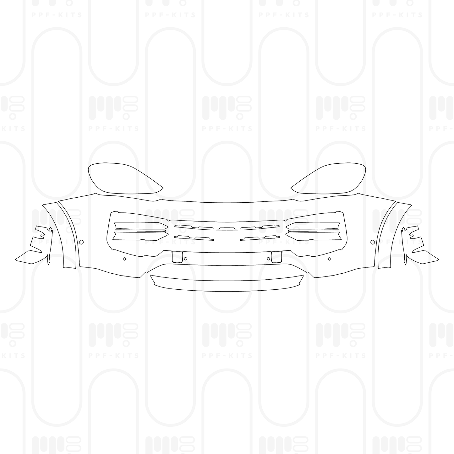 PPF prédécoupé Porsche Cayenne Coupe Cayenne Turbo GT 2026