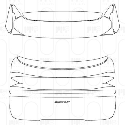 PPF prédécoupé Porsche Cayenne Coupe Cayenne Turbo GT 2026