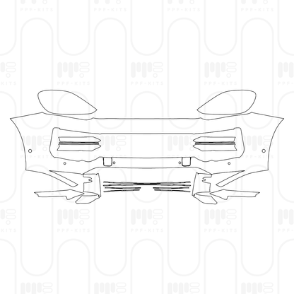 PPF prédécoupé Porsche Cayenne Turbo E-Hybrid 2026