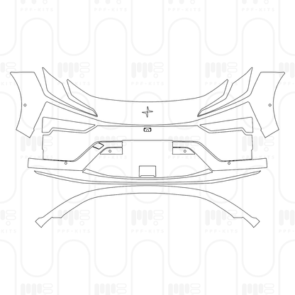 PPF prédécoupé Polestar 4 2026