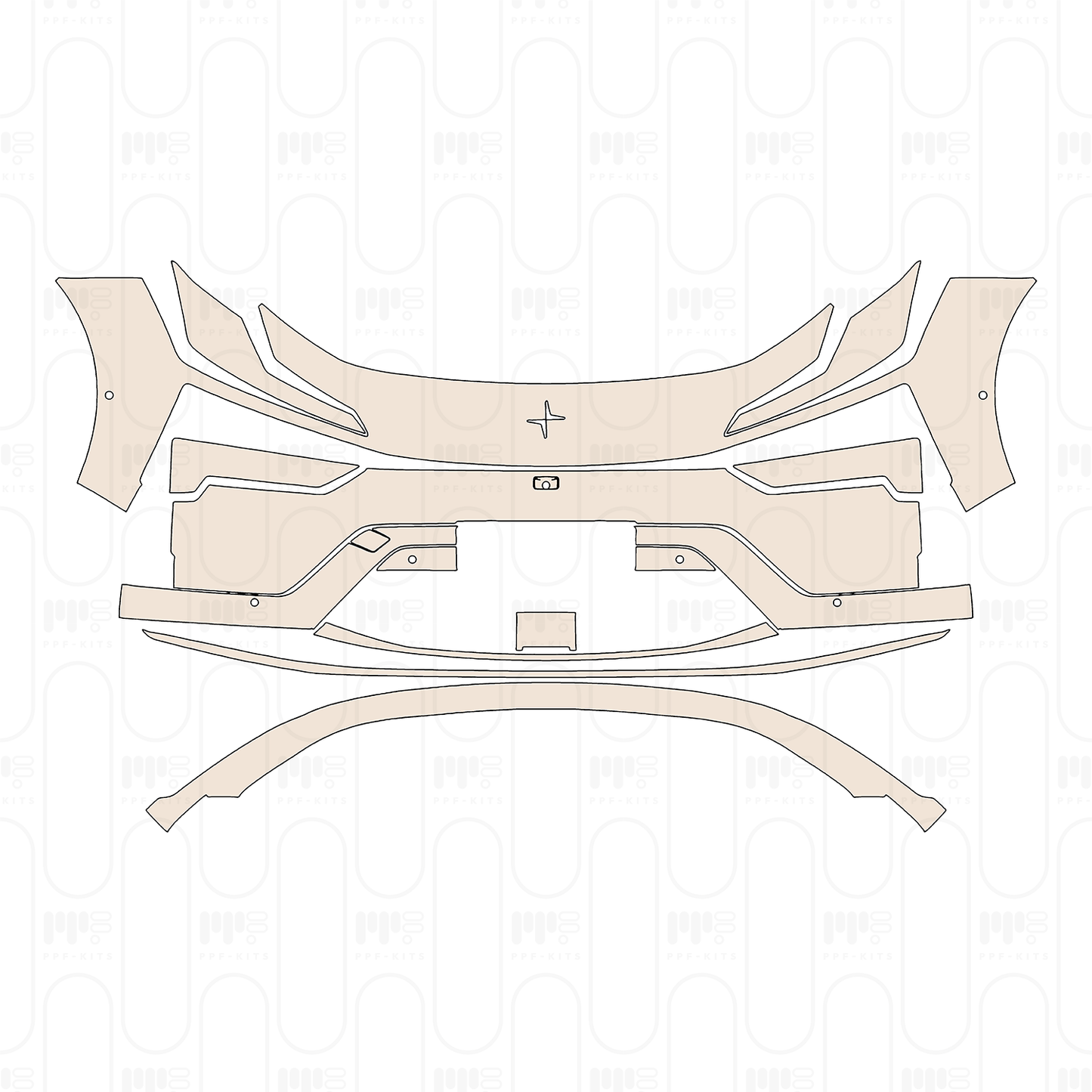 PPF prédécoupé Polestar 4 2026