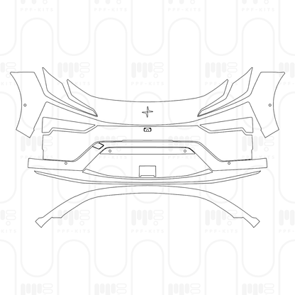 PPF prédécoupé Polestar 4 2026
