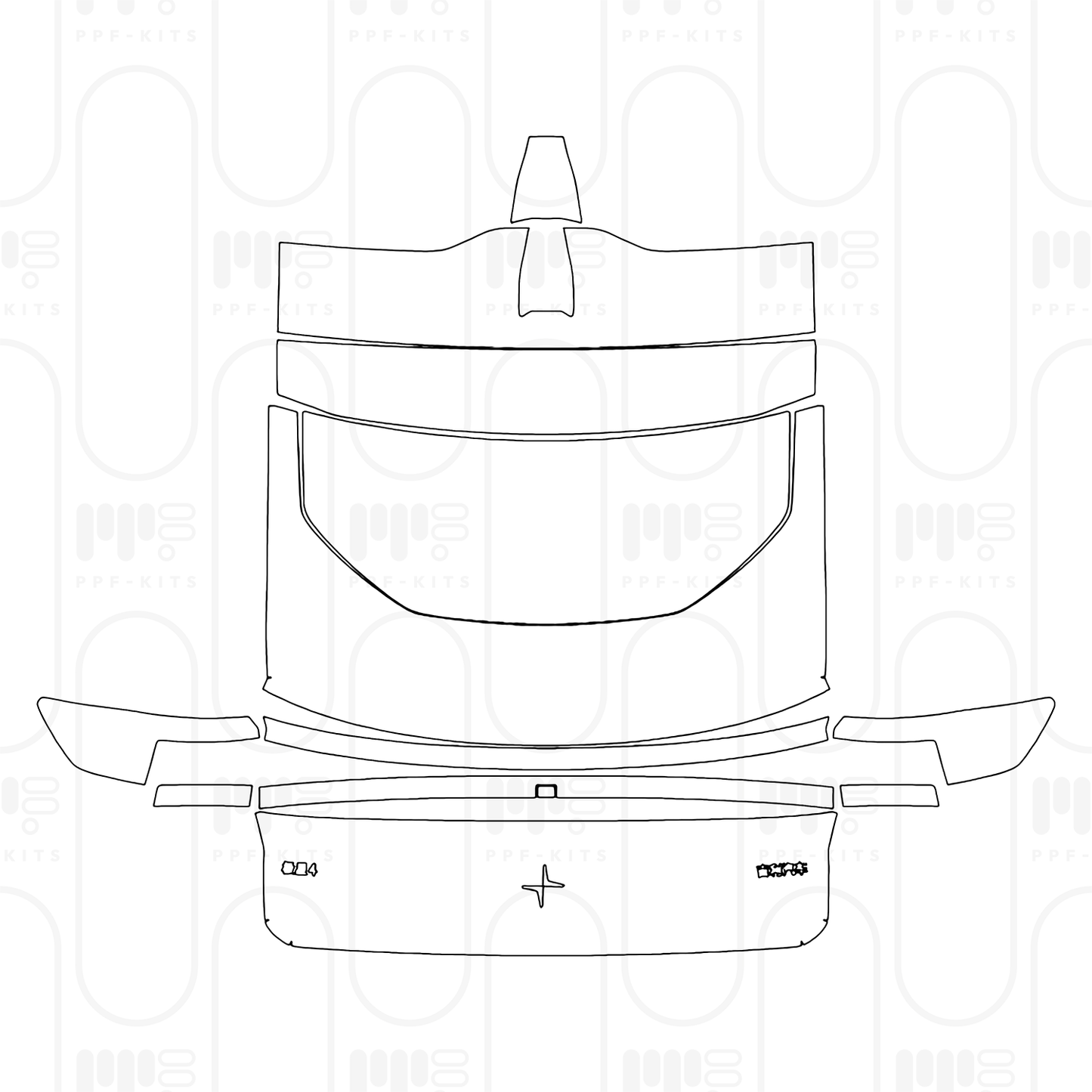 PPF prédécoupé Polestar 4 2026