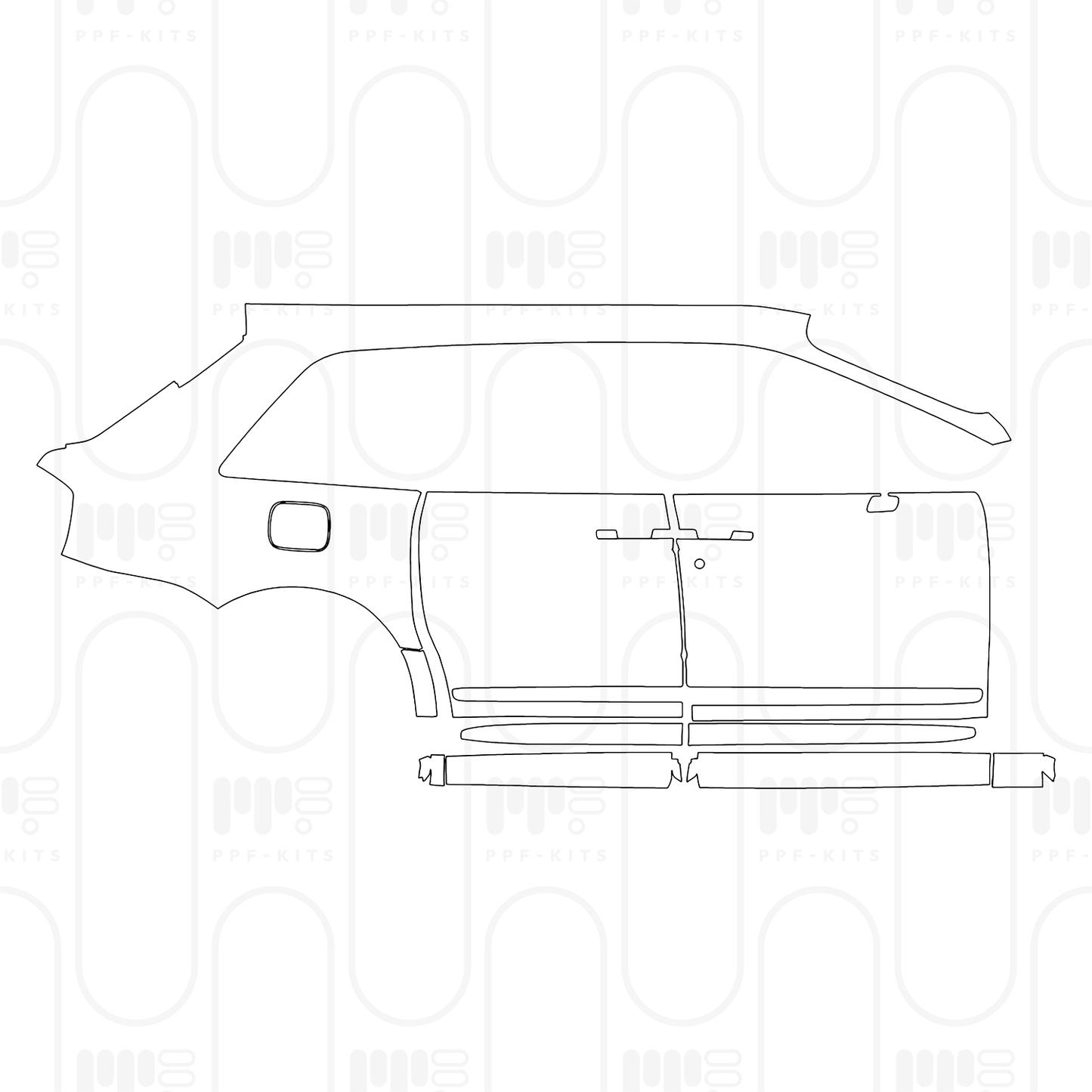 Pre-Cut PPF Rolls-Royce Cullinan Series II Black Badge 2025
