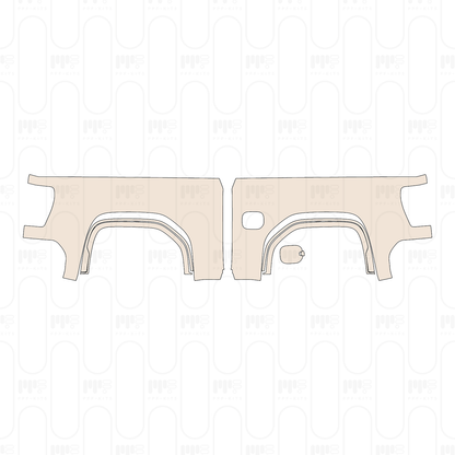 Bed Side (Rear Fender) for 69.92 inch