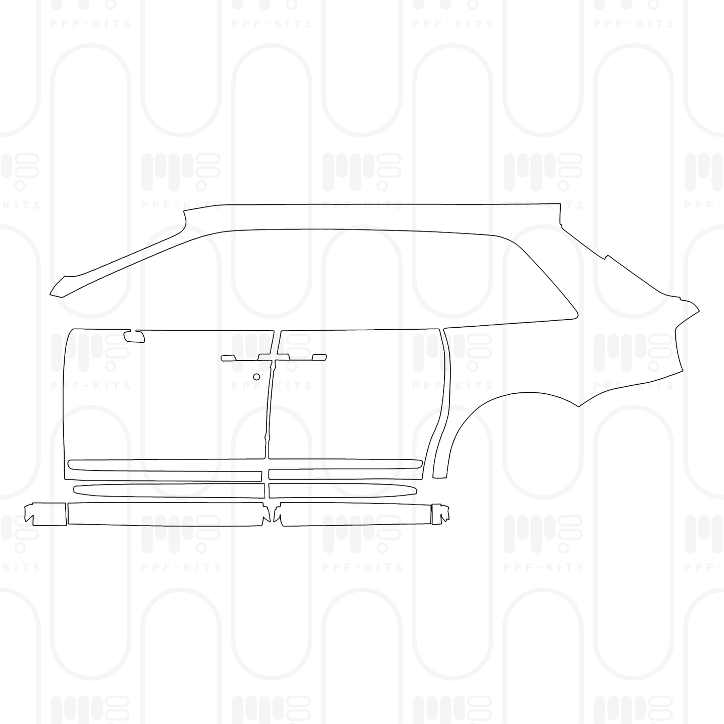 Pre-Cut PPF Rolls-Royce Cullinan Series II Black Badge 2025