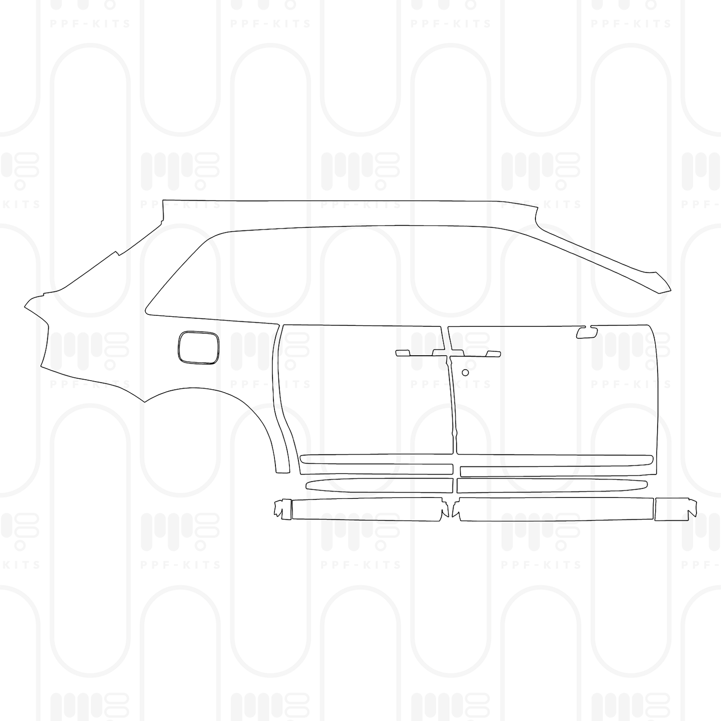Pre-Cut PPF Rolls-Royce Cullinan Series II Black Badge 2025