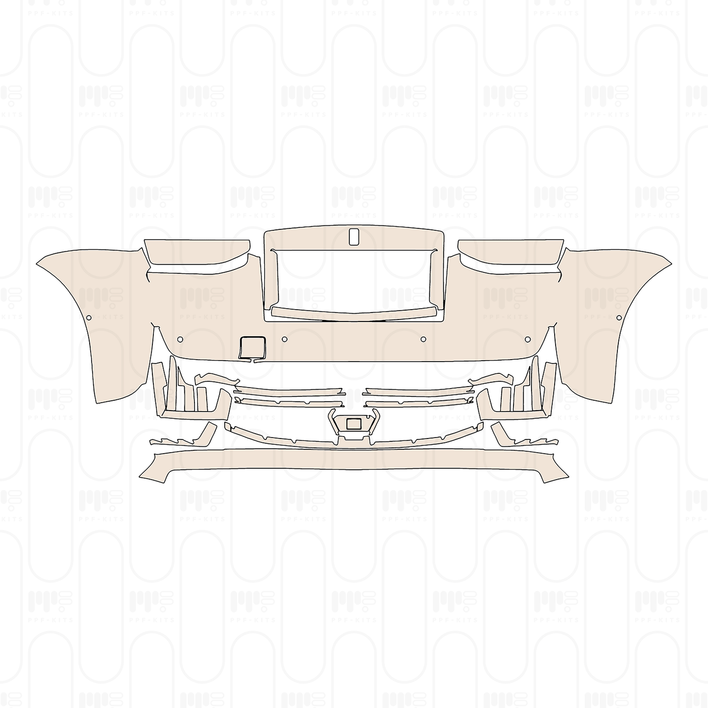 PPF prédécoupé Rolls-Royce Ghost Extended Wheelbase 2025