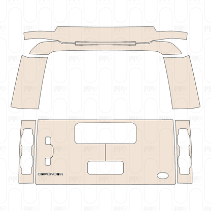 Trunk Lid with "DeFender" Emblem