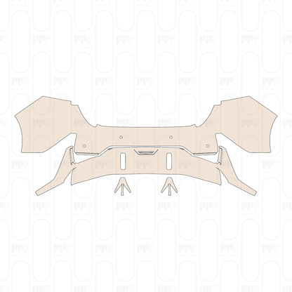 Rear Bumper with 4 PDC (Parking Sensors)