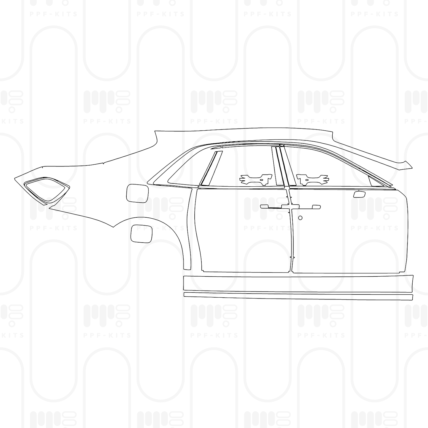 Pre-Cut PPF Rolls-Royce Ghost Standard Wheelbase 2025