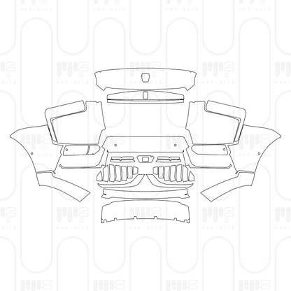 Pre-Cut PPF Rolls-Royce Cullinan Series II Black Badge 2025