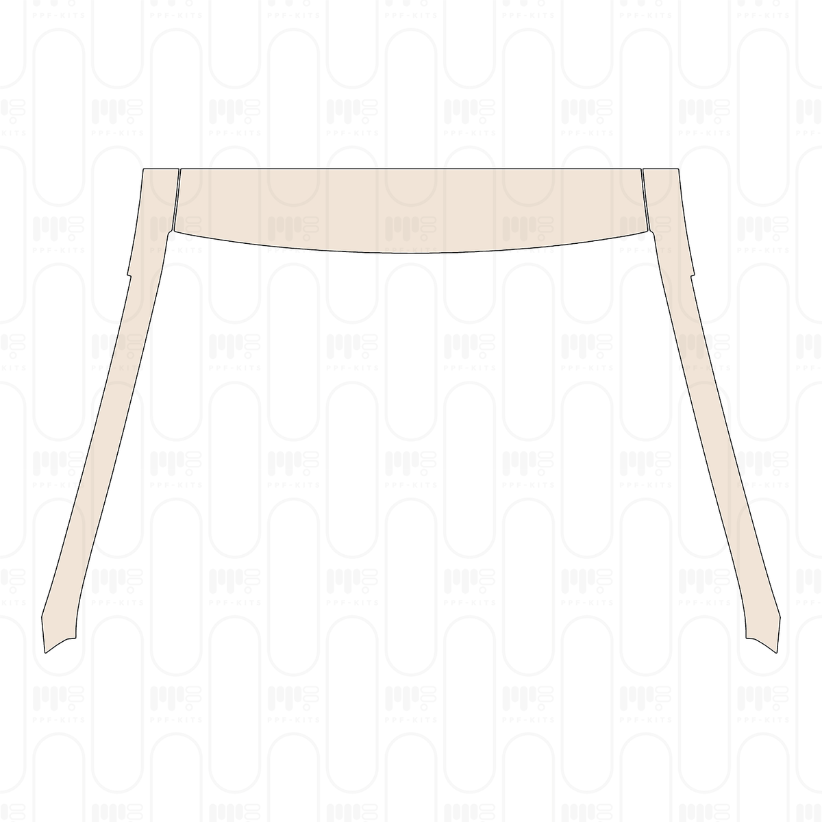 A-Pillar+Roof (front) without sunroof
