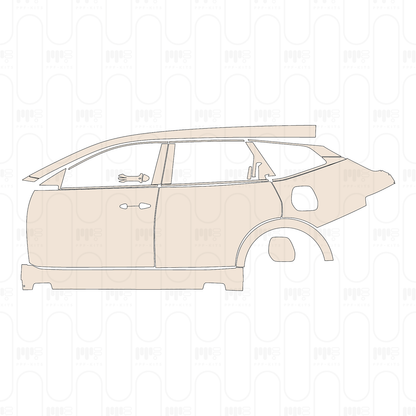 (left) Door+Rear Fender+Side Skirt