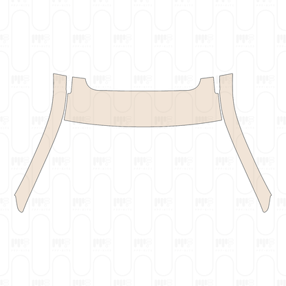 A-Pillar+Roof (front) with Roof rails, with sunroof