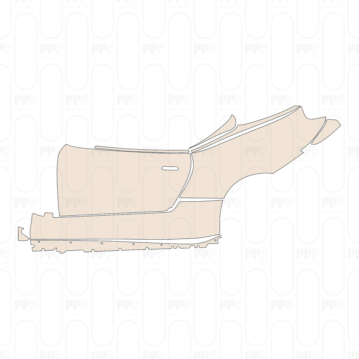 (left) Door+Rear Fender+Side Skirt