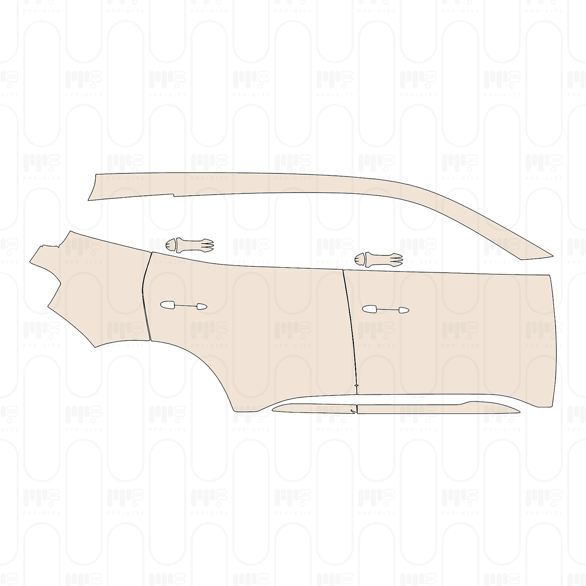 (right) Door+Rear Fender+Side Skirt