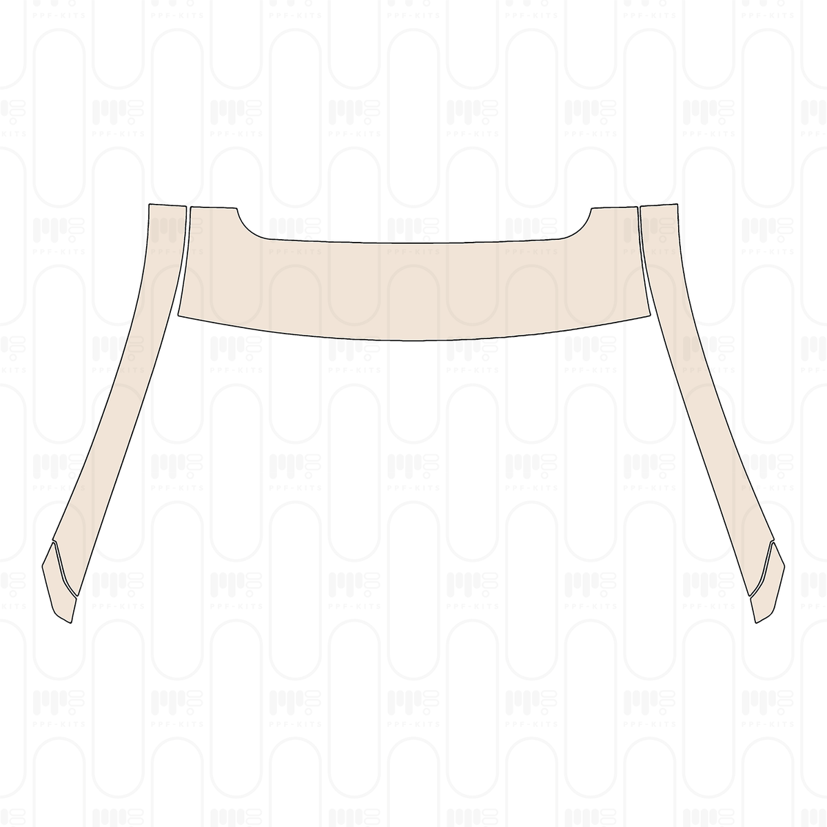 A-Pillar+Roof (front) with sunroof, without roof rails