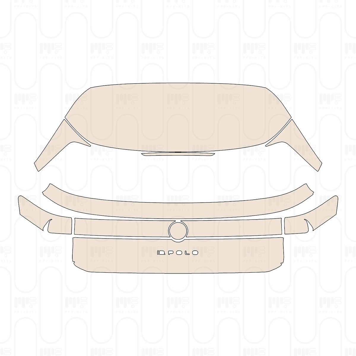 Trunk Lid with "ID.POLO" Emblem