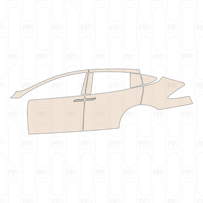 PPF prédécoupé Tesla Model X Plaid 2025