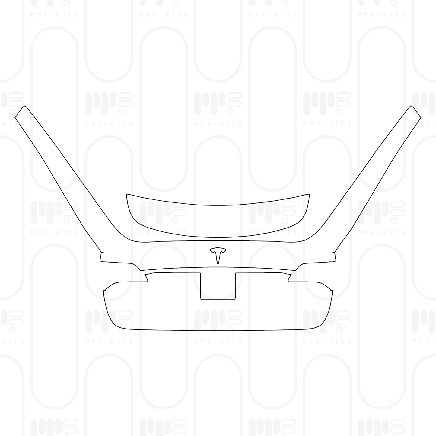 PPF prédécoupé Tesla Model X Plaid 2025