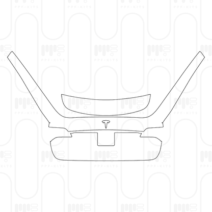 PPF prédécoupé Tesla Model X Plaid 2025