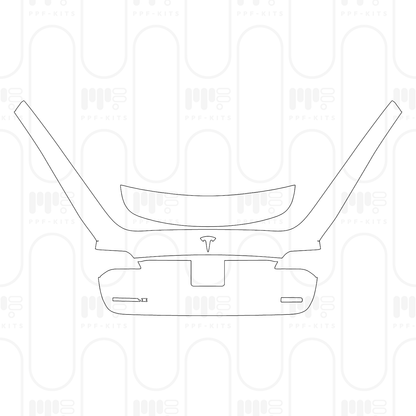 PPF prédécoupé Tesla Model X Base 2025