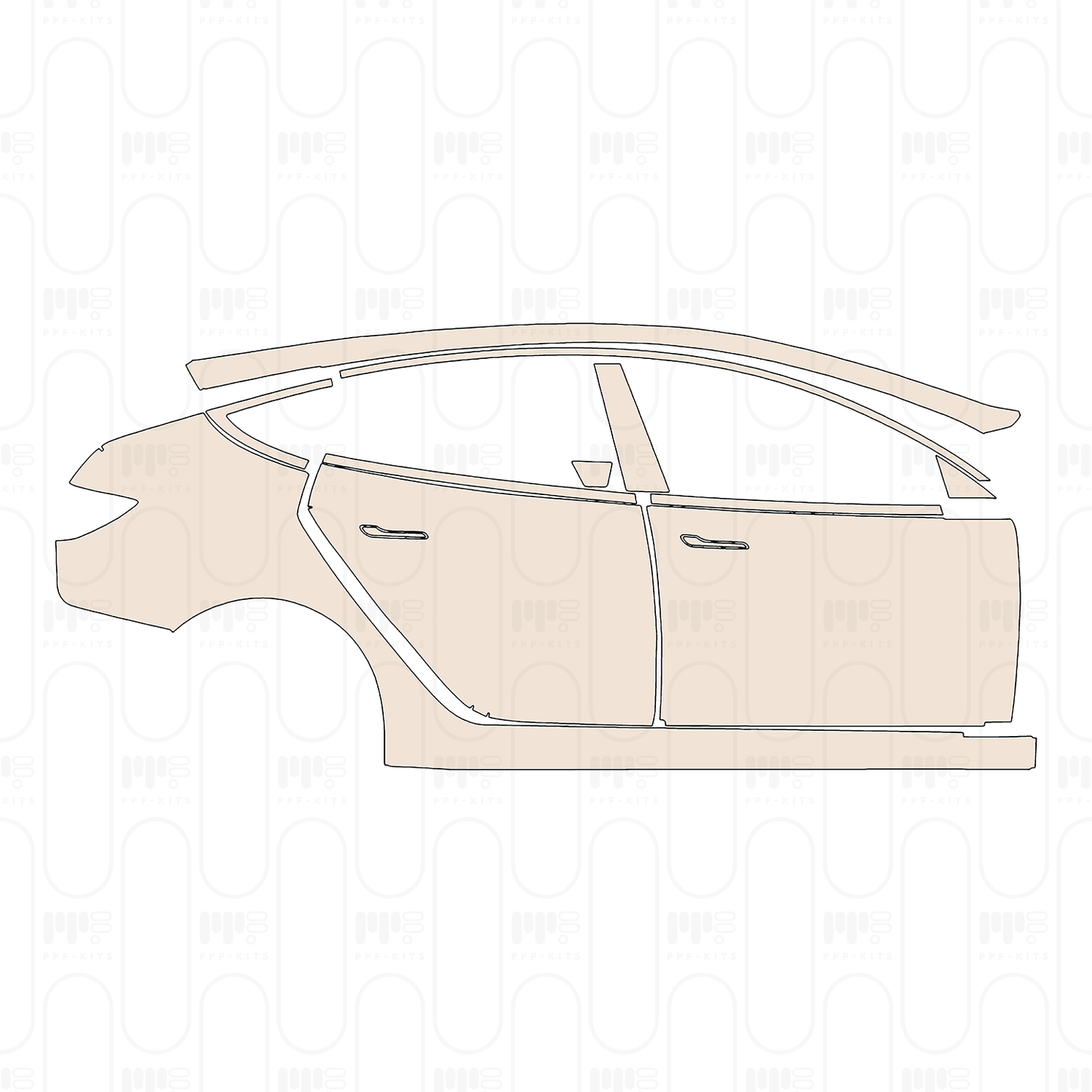 PPF prédécoupé Tesla Model 3 (Highland) Performance 2026