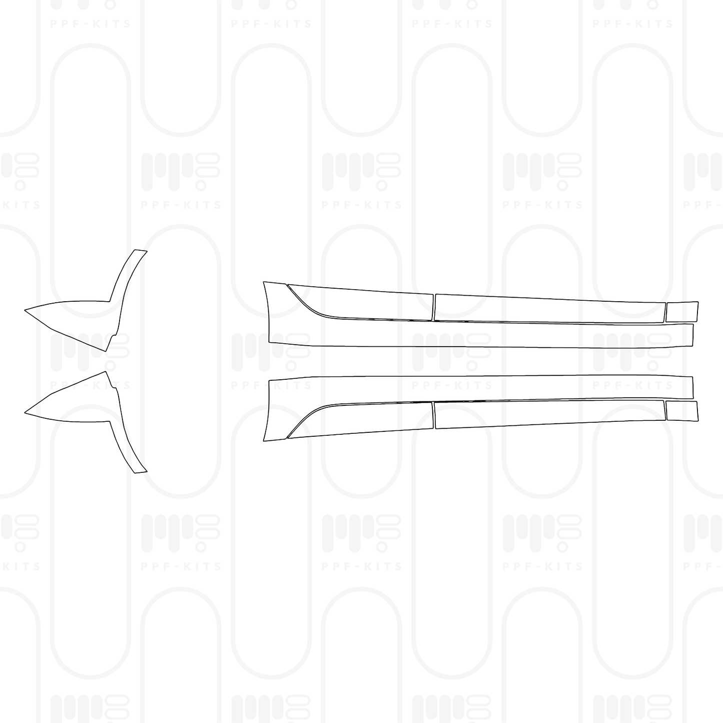 PPF prédécoupé Tesla Model 3 (Highland) Premium 2025