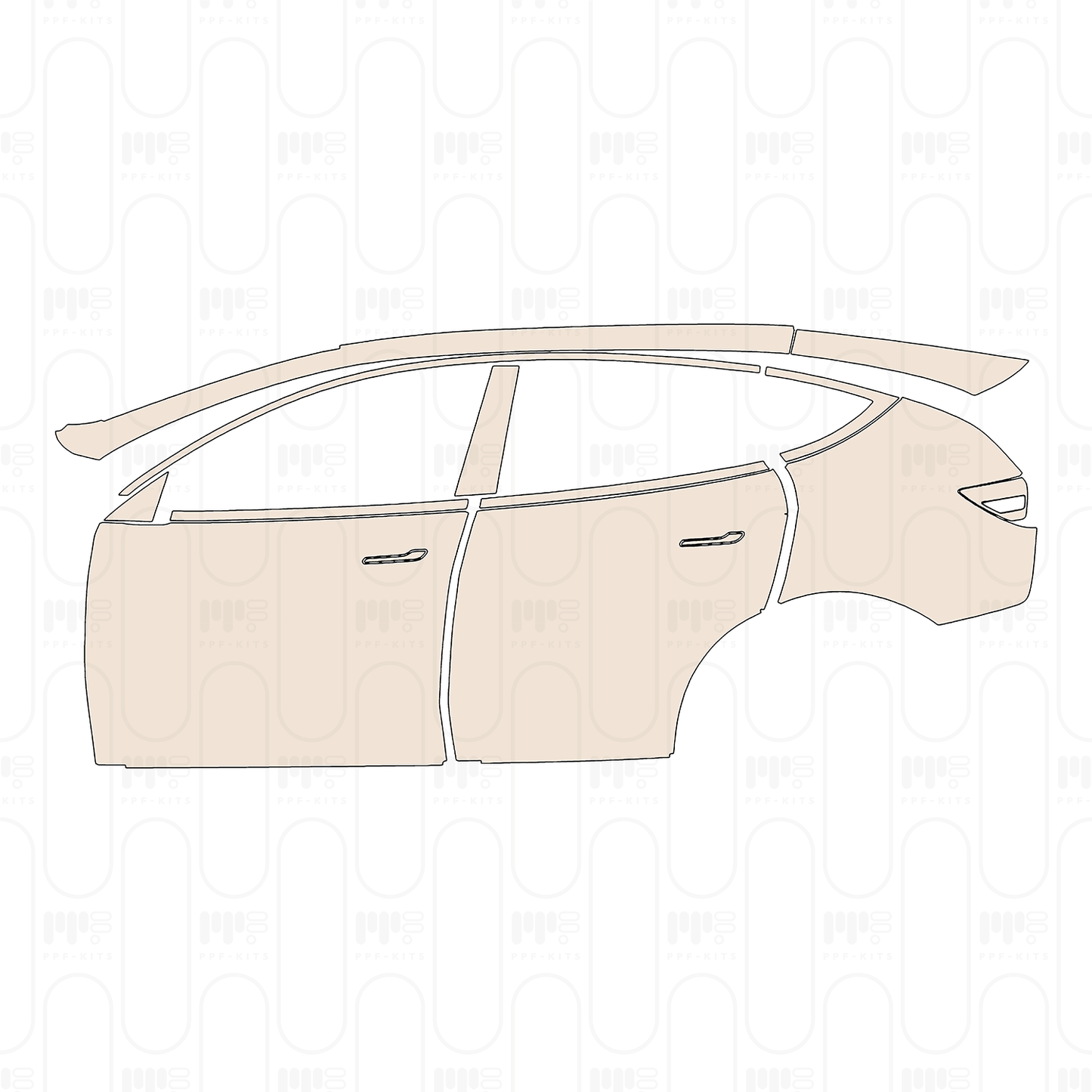 PPF prédécoupé Tesla Model Y (Juniper) Premium 2025