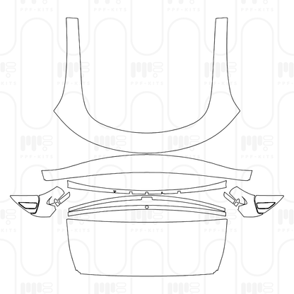 PPF prédécoupé Tesla Model Y (Juniper) Standard 2025