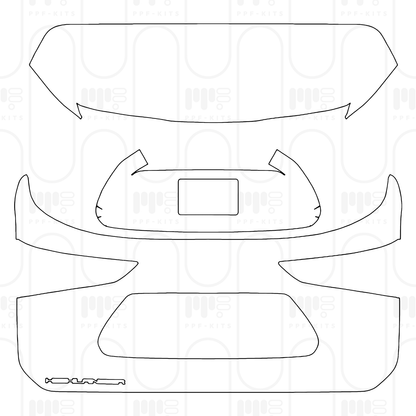 PPF prédécoupé Toyota Highlander (US) Platinum 2025