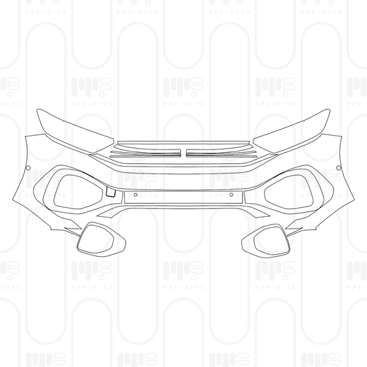 PPF prédécoupé Volkswagen T-Roc (EU) R-line 2025