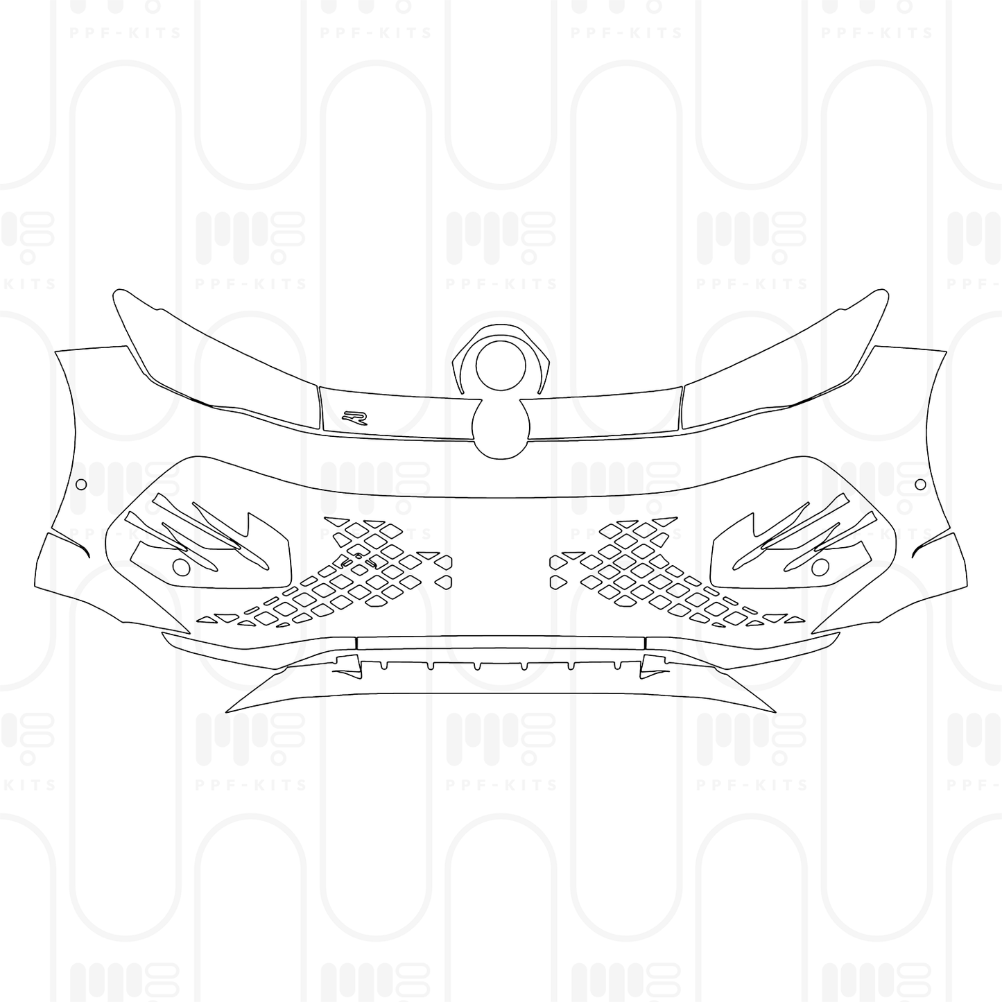 PPF prédécoupé Volkswagen Tiguan (EU) R-Line 2026