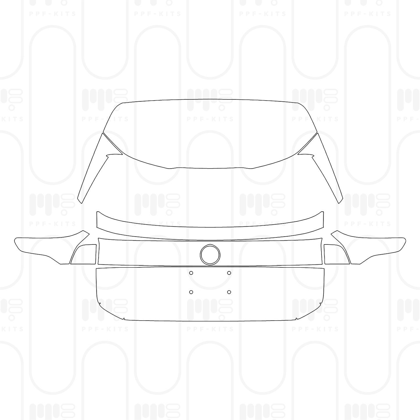 PPF prédécoupé Volkswagen Tiguan (EU) R-Line 2026